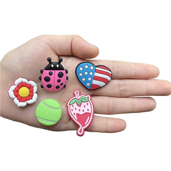 Lot of 30,50,100 pcs Random PVC Different Shoe Charms for Shoe Decoration - Picture 2 of 6